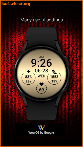 PW77 - Simple Lady Watch Face screenshot