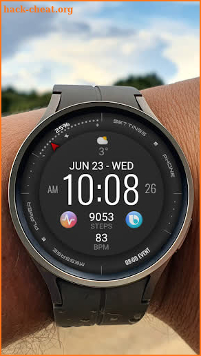 PWW69 - Sport Digi Watch Face screenshot