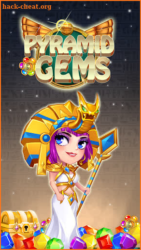 Pyramid Gems : Egypt precious match 3 screenshot