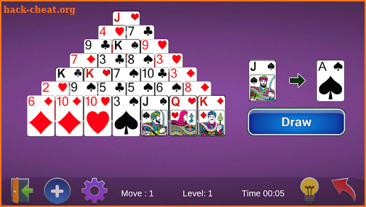 free pyramid solitaire card games
