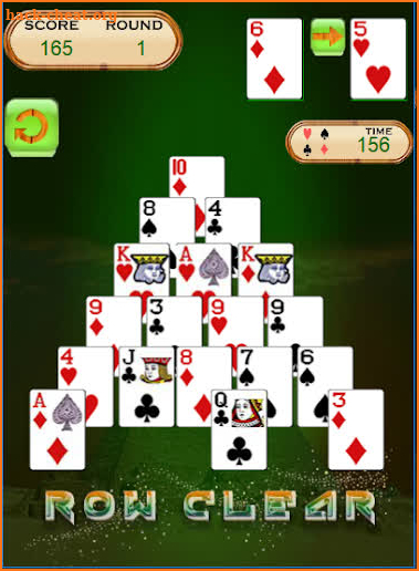 Pyramid Solitaire - Math Fun. screenshot