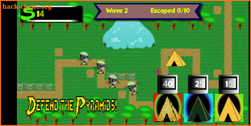 Pyramids vs Bots screenshot