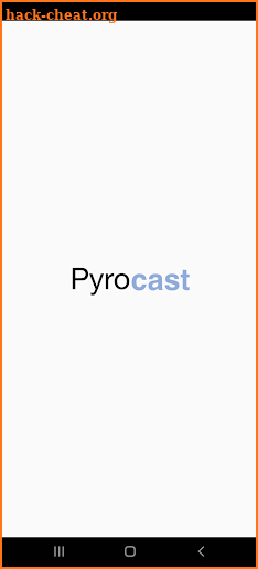 Pyrocast screenshot