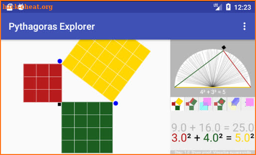 Pythagoras Explore screenshot