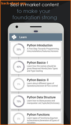 Python Foundation Learning : Python Tutorials screenshot
