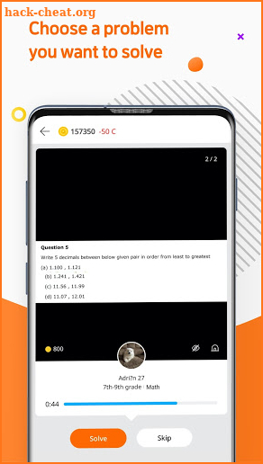 Qanda Teacher : Solve and earn cash screenshot