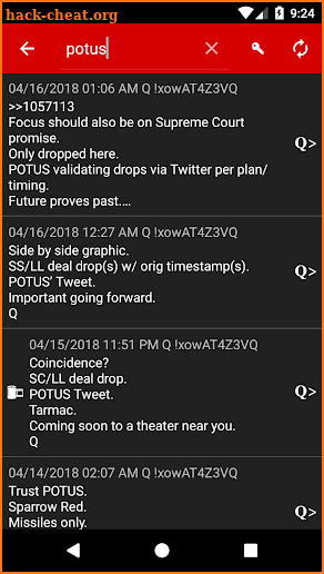 QAnon Alerts screenshot