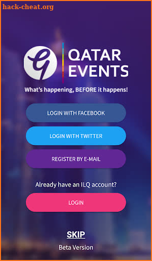 Qatar Events screenshot