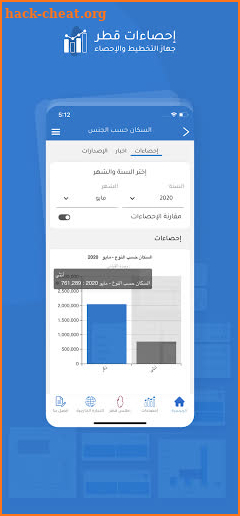 Qatar Statistics screenshot