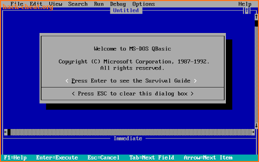 QBasic Compiler screenshot