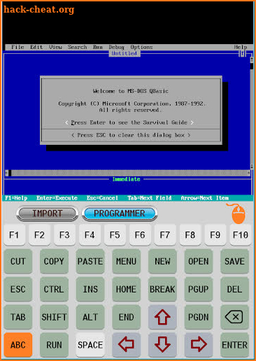 QBASIC Compiler / Interpreter screenshot