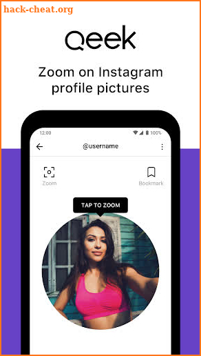 Qeek for Instagram - HD Profile Picture Download screenshot