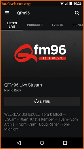 Qfm96 screenshot