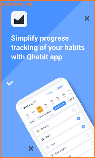 Qhabit: Daily habit tracker screenshot