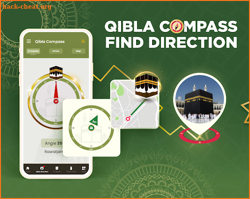 Qibla Compass: Al Quran screenshot