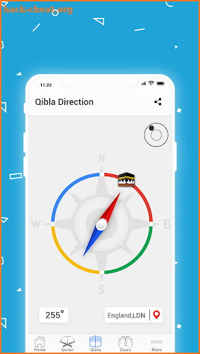 Qibla Compass Dua screenshot