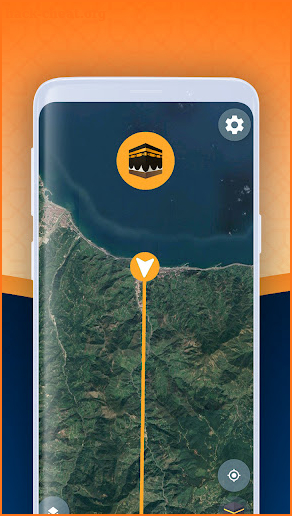 Qibla Compass Map screenshot