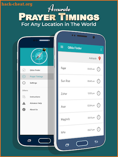 Qibla Finder - Find Qibla Direction & Prayer Times screenshot