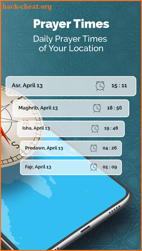 Qibla Finder, Prayer Times, Azan, Tasbeeh Counter screenshot