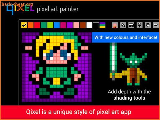 Qixel Pro : Pixel Art Maker screenshot