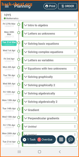 Qlix - Teachers Planner / Diary screenshot