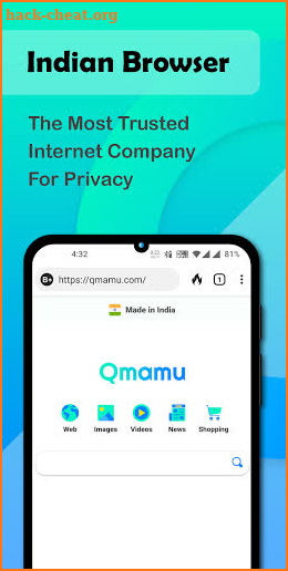 Qmamu Browser : fast, private & safe web browser screenshot