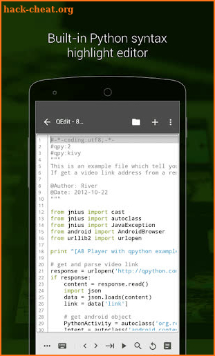 QPython - Python for Android screenshot