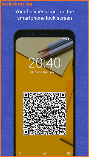 QR Card - business card screenshot