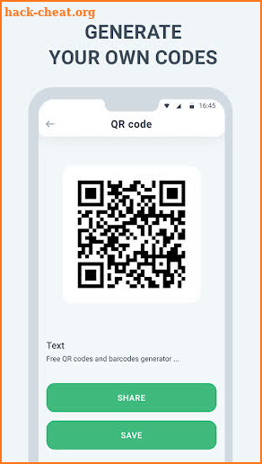 QR code & barcode scanner, reader, generator screenshot