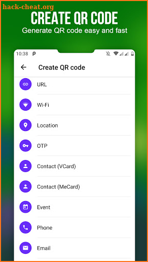 QR Code - Barcode screenshot