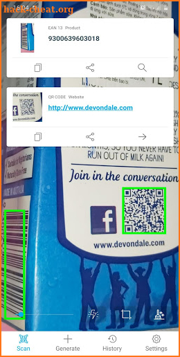 QR Code Reader & Barcode Scanner - free, no ads screenshot