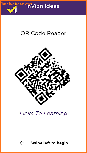 QR Code Reader : Links to Learning screenshot