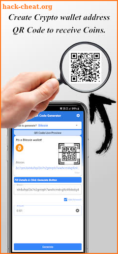 QR Code Scanner and Generator screenshot