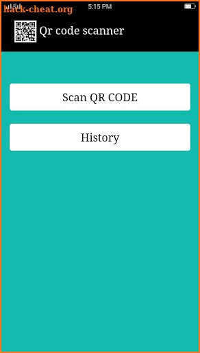 Qr code scanner and Qr code reader screenshot