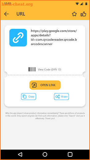QR Code Scanner Barcode Reader screenshot