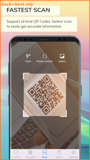 QR code  Scanner - Barcode Reader - Create QR code screenshot