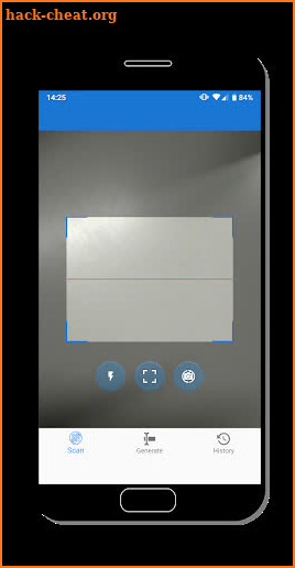 QR code scanner / generator screenshot
