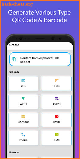 QR Reader - QR Code Scanner & Barcode Generator screenshot