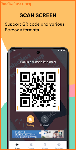 QR Scanner and Barcode Reader screenshot