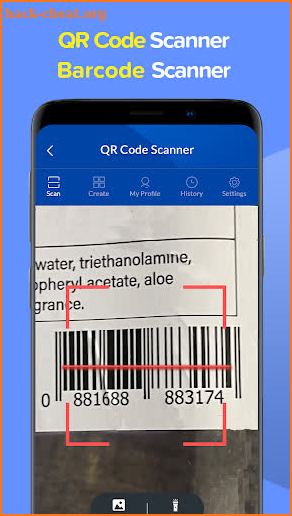 QR scanner - Barcode reader screenshot