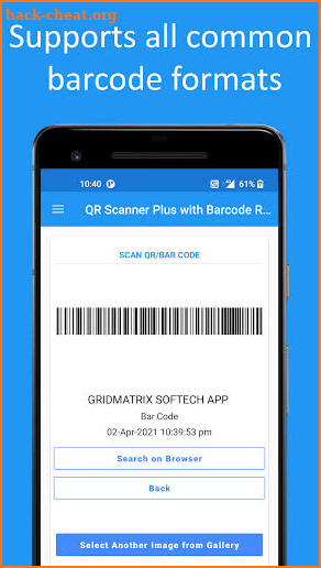 QR Scanner Plus with Barcode Reader - No Ads screenshot