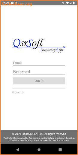 QsrSoft Inventory screenshot