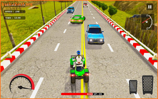 Quad ATV Traffic Racer screenshot