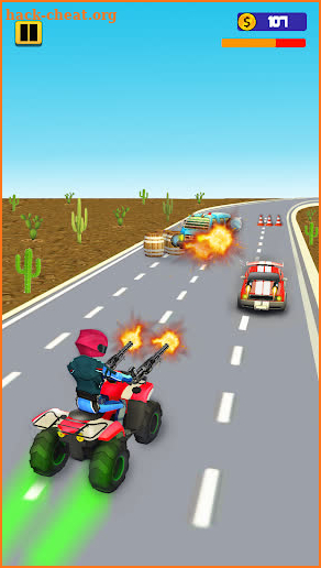 Quad Bike Traffic Shooting Games 2020: Bike Games screenshot