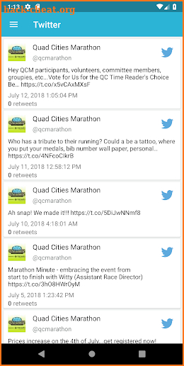 Quad Cities Marathon screenshot