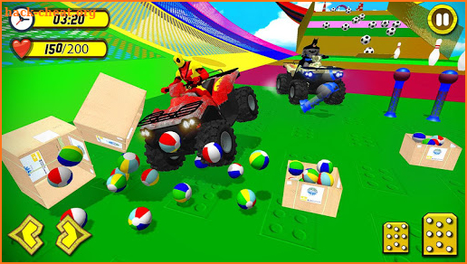 Quads Superheroes Stunts Racing screenshot