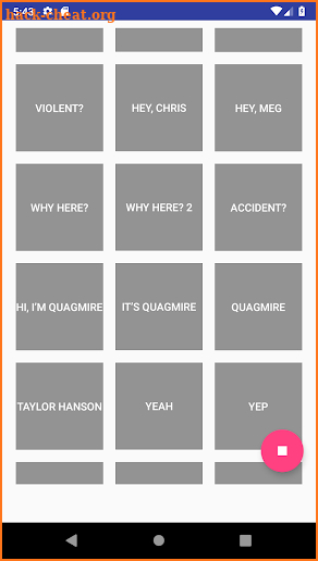 Quagmire Soundboard screenshot