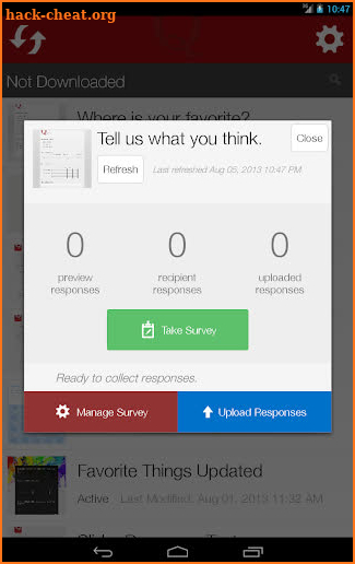 Qualtrics Surveys screenshot