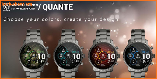 Quante Watch Face & Clock Widget screenshot