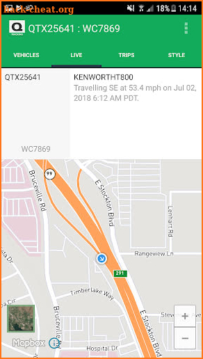 Quartix Vehicle Tracking screenshot